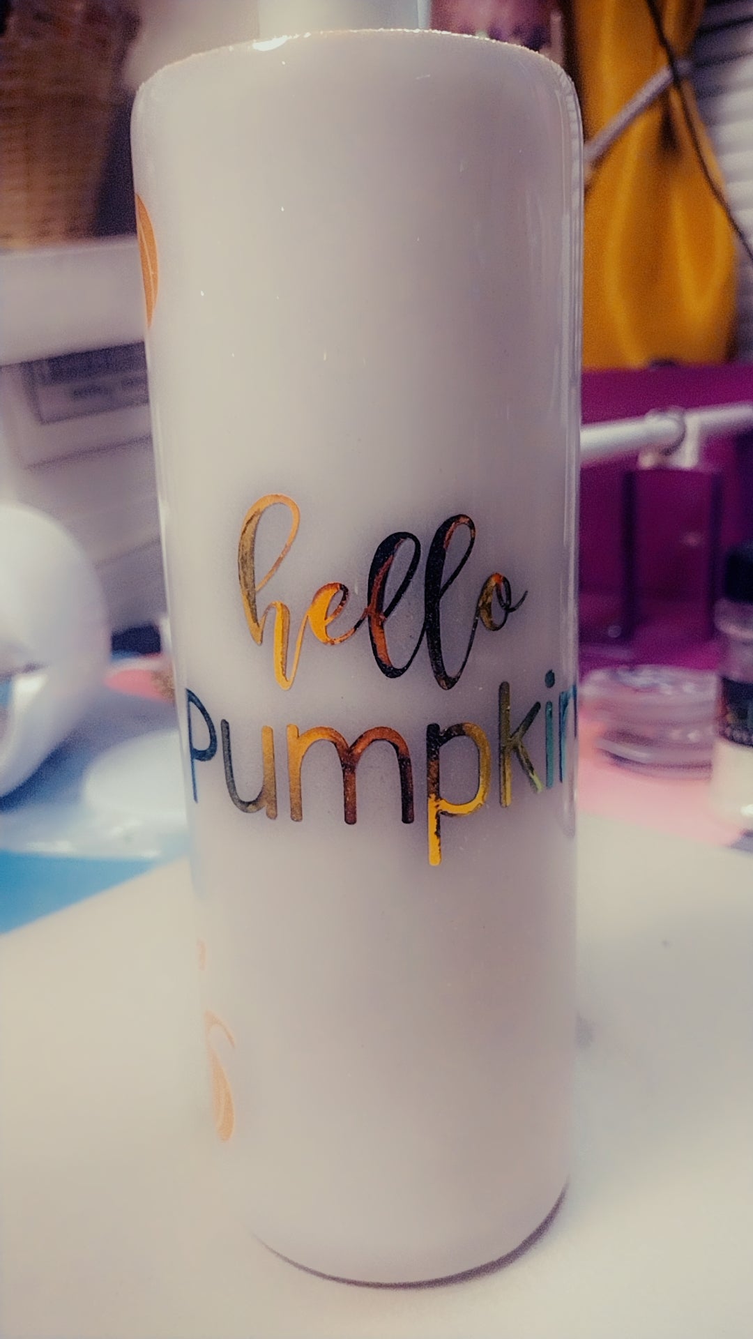 Hello Pumpkin Glow 20 oz. Tumbler